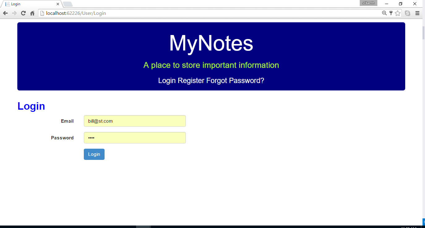 Login